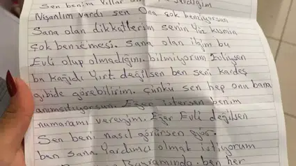 Genç çalışana 60 yaşındaki mesai arkadaşından şaşırtan mektup