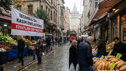 İstanbul'un kasım ayı enflasyonu belli oldu