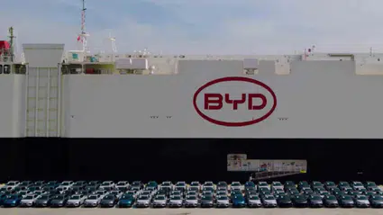 BYD’nin dev araç gemisi Türkiye’ye ulaştı