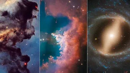 NASA, Hubble Uzay Teleskobu'nun 35'inci yılına özel fotoğraflar paylaştı!