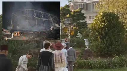 Büyükada’daki tarihi Şakir Paşa Konağı’nda yangın çıktı: Yapım amiri hayatını kaybetti