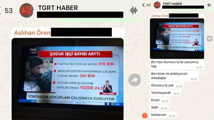 TGRT'de çocuk işçi haberi krizi: Patron eşi habere müdahale ederek çalışanları azarladı