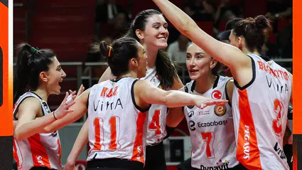 Eczacıbaşı Dynavit, Sultanlar Ligi 3’üncülük serisinde Galatasaray'ı 3-0 mağlup etti