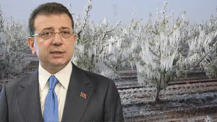 Ekrem İmamoğlu'ndan zirai don felaketi açıklaması: "Tarım Bakanlığı tüm imkanlarını seferber etmelidir"