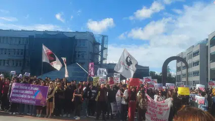 Boğaziçi'nde 'Nureddin Yıldız' protestosu: Çok sayıda öğrenci gözaltına alındı