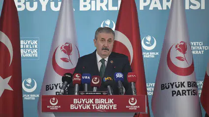 BBP lideri Destici: "Türkiye, terör örgütüne karşı verdiği mücadeleyi zaferle sonuçlandırdı"