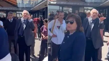 Galatasaray Üniversitesi'nde protesto gerginliği: İlber Ortaylı öğrencilerle tartıştı