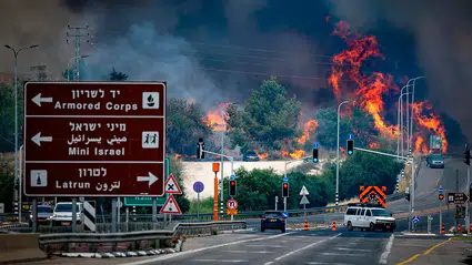 İsrail'de orman yangınları ülkeyi sardı: Uluslararası yardım talep edildi