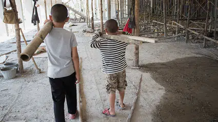 12 yaşındaki çocuk işçi inşaattan düştü: Yoğun bakımda