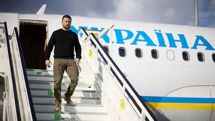 Zelenski, Cumhurbaşkanı Erdoğan ile görüşmek üzere Ankara'ya geldi