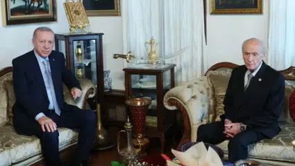 Cumhurbaşkanı Erdoğan, MHP lideri Bahçeli’yi ziyaret etti
