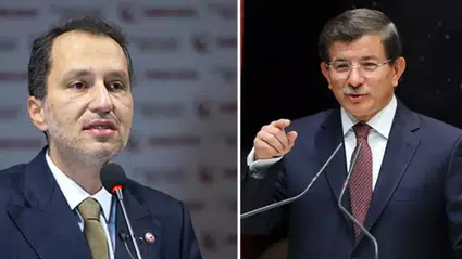 Davutoğlu ve Erbakan'dan yeni Anayasa'ya destek mesajı