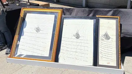 Sultan Abdülhamid ve 3. Selim dönemlerine ait orijinal fermanlar yurt dışına kaçırılmak üzereyken kurtarıldılar