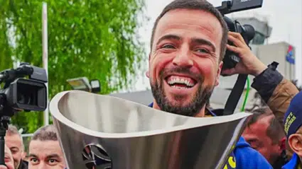 Fenerbahçe Beko'nun kaptanı Melih Mahmutoğlu'ndan Galatasaray'a gönderme