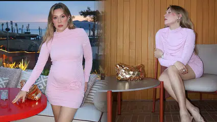 Ege Kökenli'nin 7 aylık hamilelik pozu: “Hayat, ekstra pembe”