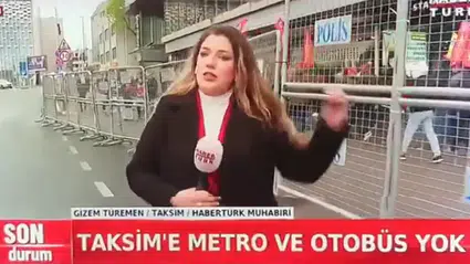 Habertürk muhabiri Gizem Türemen'den tepki çeken 1 Mayıs sözleri: Gönüllerince kutluyorlar