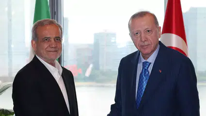 Cumhurbaşkanı Erdoğan, İran Cumhurbaşkanı Pezeşkiyan ile telefonla görüştü