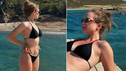 İpek Filiz Yazıcı'dan siyah bikinili tatil paylaşımı