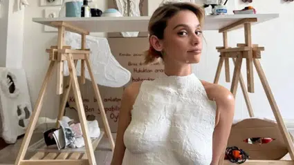 Göğüslerinin kalıbını çıkartan Serra Pirinç'ten eleştirilere yanıt geldi