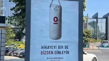 Espressolab'dan dikkat çeken billboard hamlesi: Hikayeyi bir de bizden dinleyin