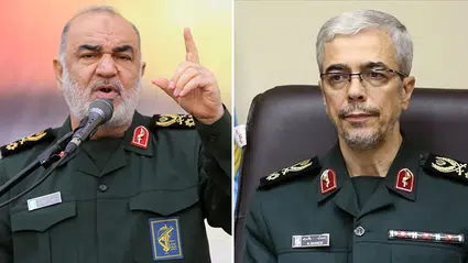 İran Devrim Muhafızları Ordusu Komutanı Hüseyin Selami ve Genelkurmay Başkanı Muhammed Bakıri saldırılarda hayatını kaybetti