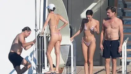 Leonardo DiCaprio yeni sevgilisiyle St. Tropez'de görüntülendi: Zayıf hali dikkat çekti
