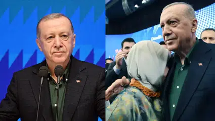 Emine Erdoğan, Cumhurbaşkanı Erdoğan’ın konuşması sonrası gözyaşlarını tutamadı