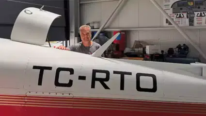 Bayburt-Erzurum sınırında uçak kazası