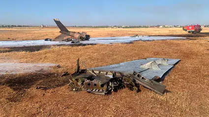 Fas'ta askeri uçağın düşmesi sonucunda iki asker öldü