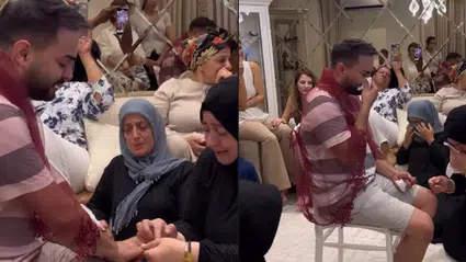 Kadir Ezildi, kına yakılırken gözyaşlarına boğuldu