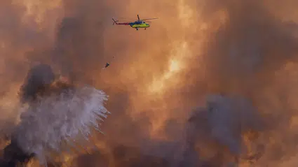 Tekirdağ Şarköy'deki orman tangını 42 saat sonra kısmen kontrol altına alındı