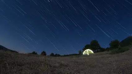 Perseid meteor yağmuru Türkiye semalarında görsel şölen oluşturdu
