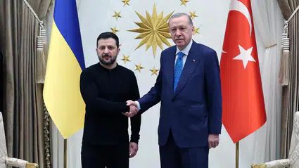Cumhurbaşkanı Erdoğan, Volodimir Zelenski ile görüştü
