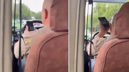 İstanbul’da minibüs şoförü seyir halindeyken porno izledi