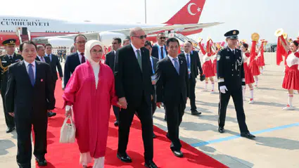 Cumhurbaşkanı Erdoğan, Şanghay İşbirliği Örgütü Zirvesi için Çin’de