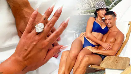 Cristiano Ronaldo, Georgina Rodriguez ile nişanlandı