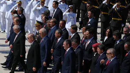 Cumhurbaşkanı Erdoğan ve devlet erkanı, 30 Ağustos’ta Anıtkabir’de Büyük Zafer’i andı