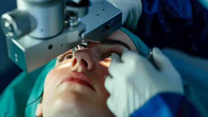 Bilim insanları, göz korneasını lazersiz düzeltebilen yeni bir yöntem geliştirdi