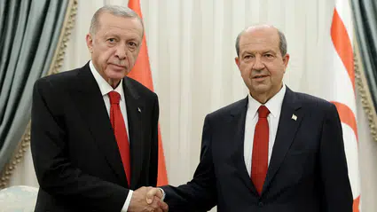 KKTC Cumhurbaşkanı Ersin Tatar’dan Erdoğan’a BM’deki çağrı için teşekkür