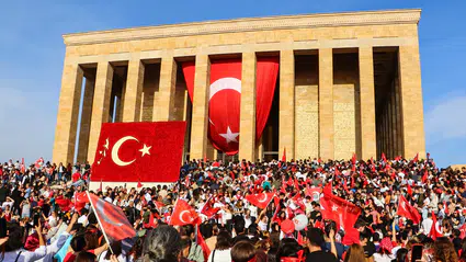 30 Ağustos Zafer Bayramı'nda Anıtkabir'i 630 bini aşkın kişi ziyaret etti