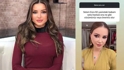 Esra Ezmeci’ye gelen soru olay yarattı: 92 yaşındaki babam seks hastası!