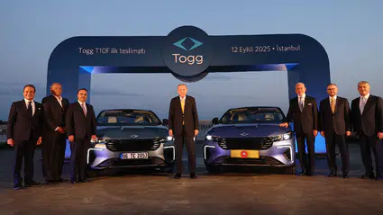 Cumhurbaşkanı Erdoğan’a TOGG T10F hediye edildi: Mavi modelle test sürüşü yaptı