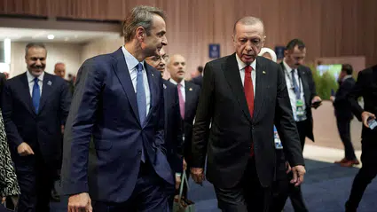 Erdoğan ve Miçotakis bugün New York'ta Türkevi'nde bir araya gelecek