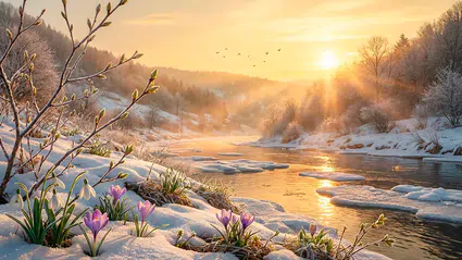 Baharın ilk müjdecisi cemre havaya düştü: Isınma süreci başladı