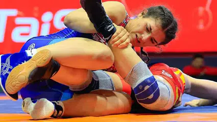 Milli güreşçi Nesrin Baş, Arnavutluk’ta bronz madalya kazandı