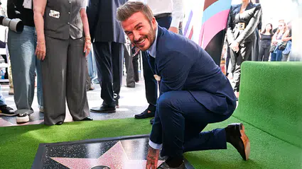 David Beckham, Hollywood Şöhretler Kaldırımı'nda yıldızına kavuştu