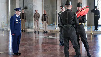 ABD Genelkurmay Başkanı Dan Caine, NATO Zirvesi kapsamında Anıtkabir’i ziyaret etti