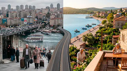 Büyükşehirlerden kaçış hızlandı: Emekli olan her üç kişiden biri İstanbul'dan taşındı