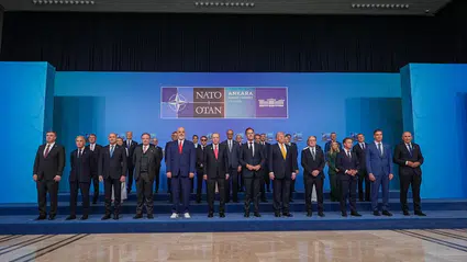 NATO Liderler Zirvesi'nde resmi karşılama tamamlandı: Liderler aile fotoğrafında bir araya geldi