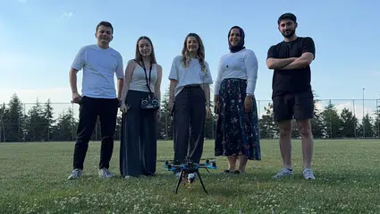 Üniversite öğrencilerinden yüz tanımalı otonom güvenlik dronu